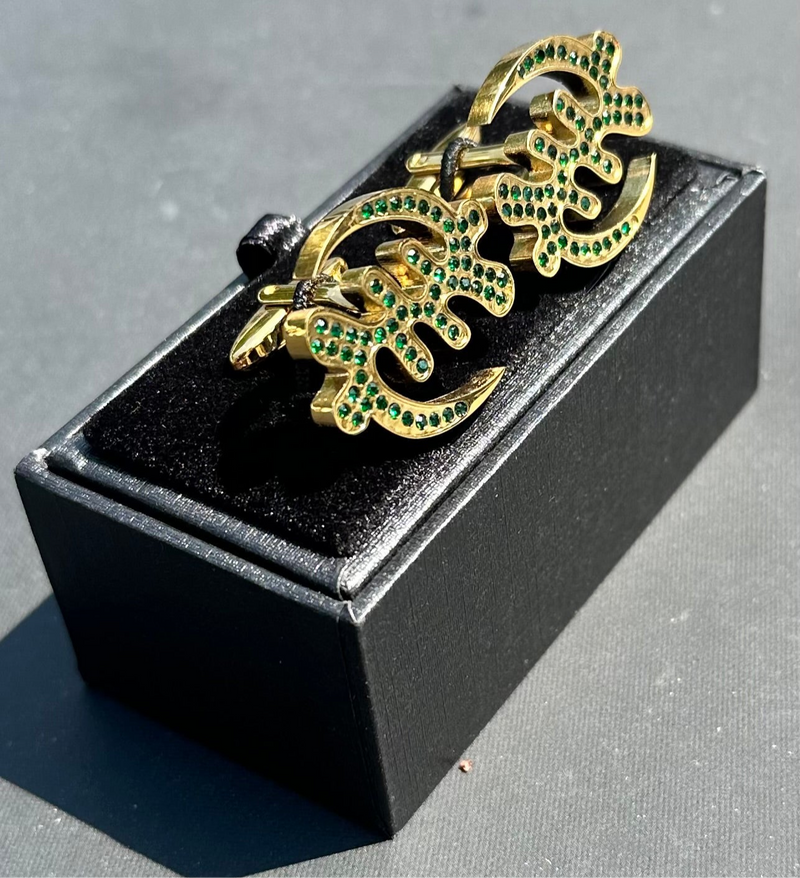 Gold Gye Nyame Cufflinks