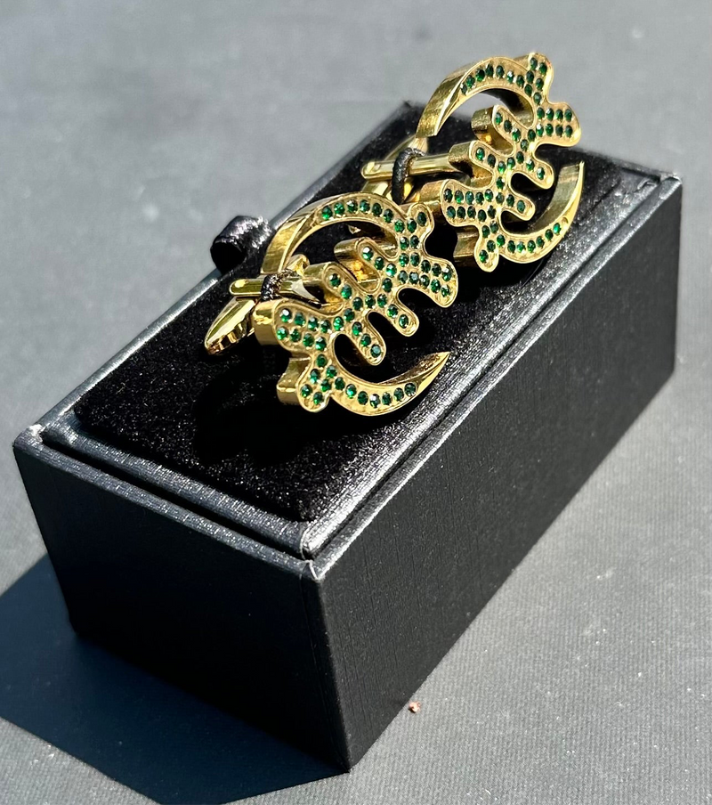 Gold Gye Nyame Cufflinks