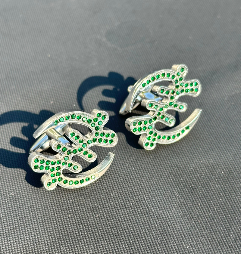 Silver Gye Nyame Cufflinks
