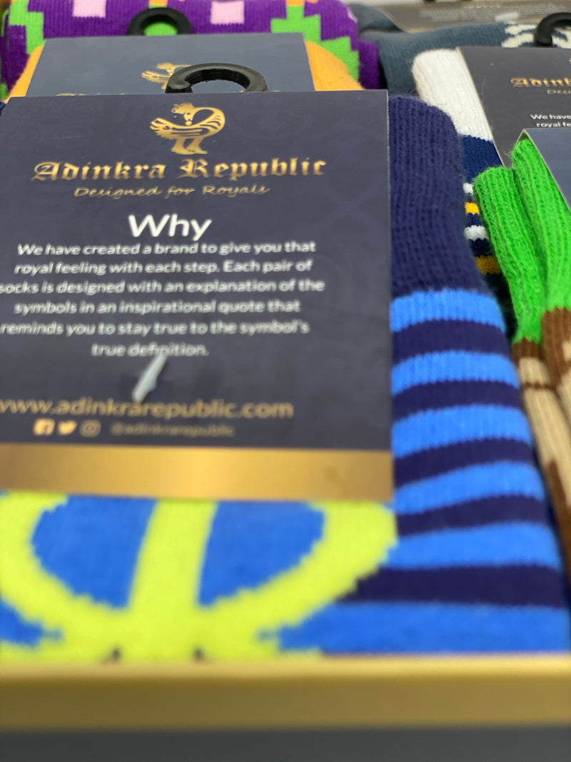 ["Ghanaian Adinkra Symbols Socks & Accessories Online]-Adinkra Republic