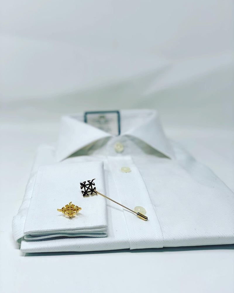 Funtunfunefu Gold Cufflinks