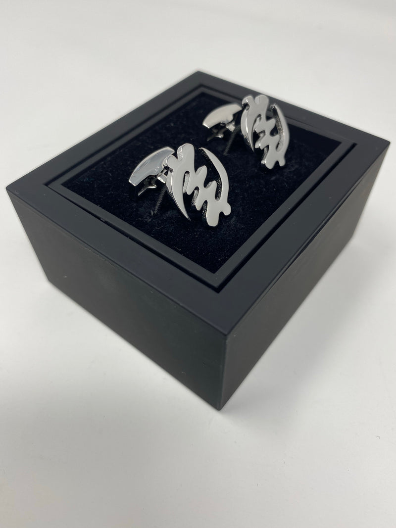 Gye Nyame Silver Cufflinks