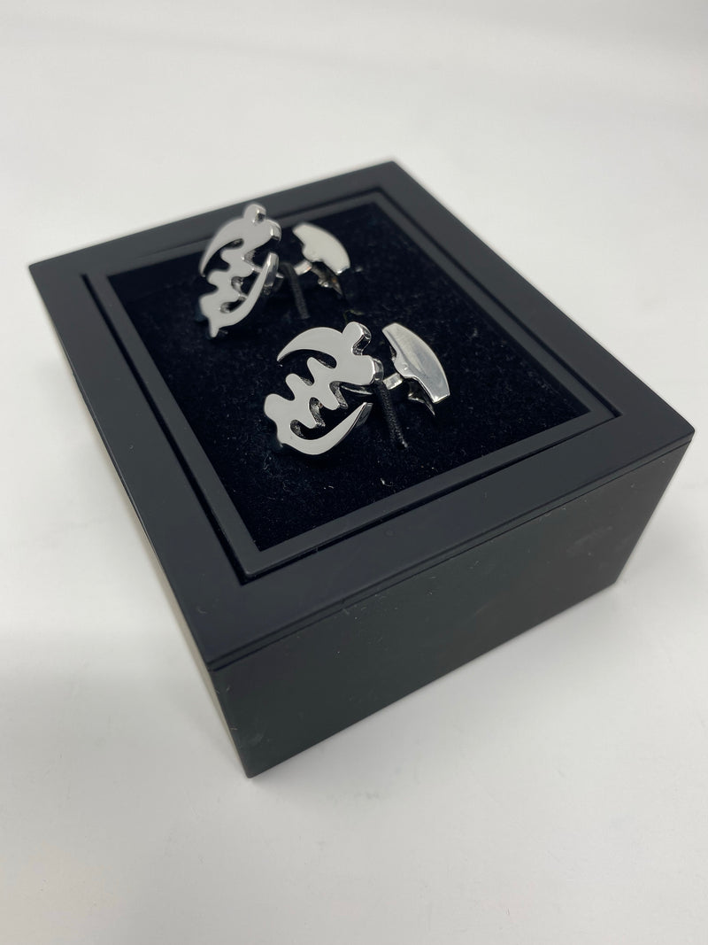 Gye Nyame Silver Cufflinks
