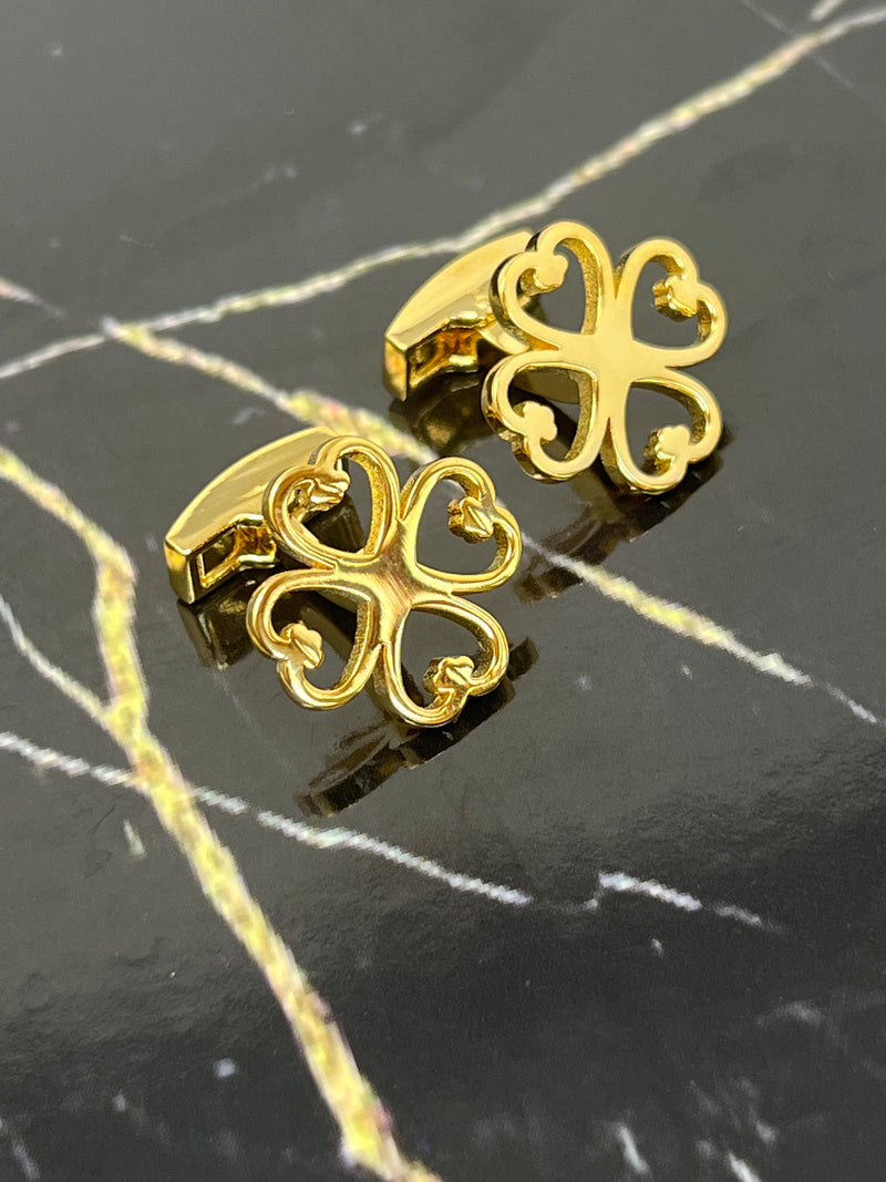 Nyame Dua Gold Cufflinks